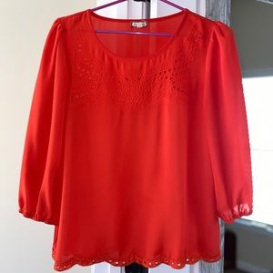 Boutique orange shirt